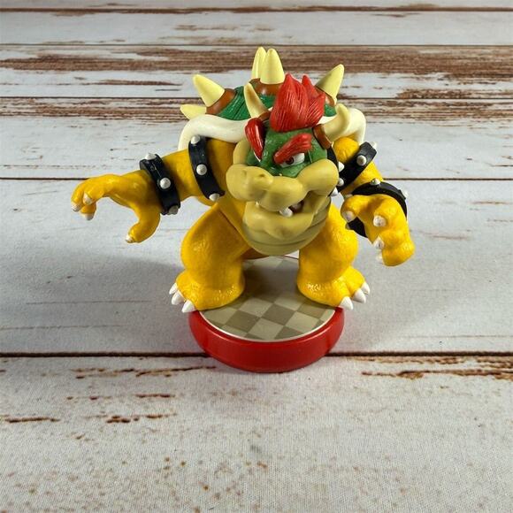 Nintendo Amiibo Bowser Figure Super Mario Series - Picture 1 of 6